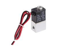 Petit solénoïde électrique à 2 voies, 2 positions, normalement fermé, DC12V/DC24V/220V, for Valve pneumatique à Air, for le remplacement de Valve Rapide et sensible(220)