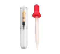 Petit stylo plume transparent pour calligraphie, voyage, fournitures scolaires, écriture lisse