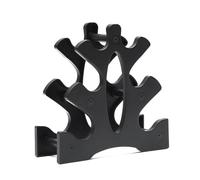 Petit support de rangement pour haltères - Support de rangement compact pour haltères - Fournitures de fitness pour la maison, la salle de sport, l'organisation de poids compact à plusieurs niveaux