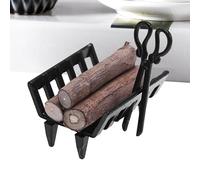 Petit support de rondins - mini jouet de rack en bois de cheminée pour l'affichage d'hiver | Miniature Decor Dollhouses, scènes d'étagère de vacances, artisanat de Noël et minuscules accessoires d'orn