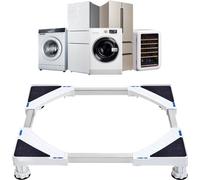 Petit support pour réfrigérateur - Base universelle - Support pour lave-linge/sèche-linge - Réglable - 16,3-27,2 pouces de large.
