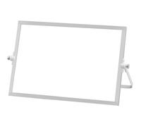 Petit Tableau Blanc Whiteboard A4 Effacable avec Support pour Enfant Tableau Blanc Magnetique Double Face Sur Pied pour 25 x MEMO