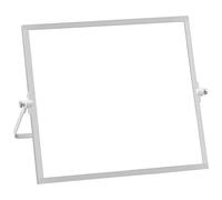 Petit Tableau Blanc, Whiteboard A4 Effacable avec Support pour Enfant, Tableau Blanc Magnetique Double Face Sur Pied pour Ecole Bureau (25 x 25)