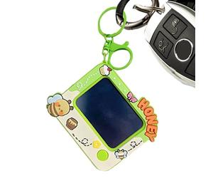 Petit tableau de griffonnage, porte-clés de planche à dessin - Porte-clés mignon motif abeille Doodle Pad | Jeu de voyage pour, ornements suspendus, tampons de dessin électroniques réutilisables pour