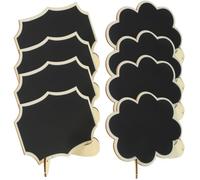Petit Tableau Noir Effaçable en Bois, Panneau Mémo Créatif | Finition Noire, Usage Multiple, Fabrication Soignée, pour Boulangerie et Enseigne de Table