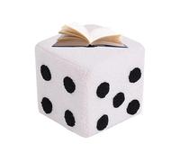 Petit Tabouret Cube d'entrée - Petit Tabouret carré Amovible et Lavable pour Changer de Chaussures confortablement 7,87 x 7,87 x 7,87 Pouces