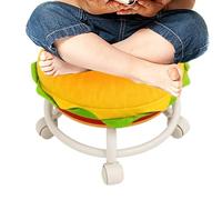 Petit tabouret doux mignon confortable hamburger décoratif banc