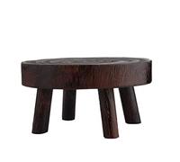 Petit tabouret en bois, mini tabouret en bois support de stand de plante moderne, porte-fleurie en pot avec support de plante décorative Plant de plante extérieure intérieure pour la maison, le jardi