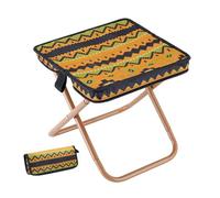 Petit tabouret pliable, tabouret pliable d'extérieur compact, siège de croquis de pêche, structure stable à quatre pieds, pour la peinture en plein air, la pêche au bord du lac, et les pauses de