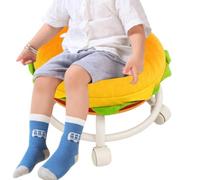 Petit tabouret roulant Mignon Moelleux Hamburger avec Roulettes et Assise | Tabouret Bas Mobilier D'Intérieur Pour Maison Salon Salle De Jeux Chambre Enfant Maternelle Intérieur Extérieur Ca