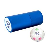 Petit tampon en forme de balle de golf | 5,3 x 2,1 x 2,1 cm - Marqueur étanche pour balles de golf - Ne se décolore pas facilement, marqueur photosensible à séchage rapide pour manuel