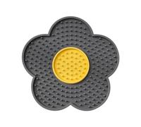 Petit tapis à lécher pour chiens - Tapis d'alimentation lente pour une alimentation saine | Tapis de léchage de beurre, tapis en silicone à fleurs pour préparer, clouer la coupe, se baigner
