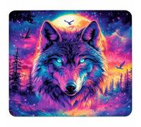 Petit Tapis de Souris 250x200x3mm, Couleur Tapis de Souris Gaming avec Base en Caoutchouc Antidérapant et Imperméable, Portable Tapis de Bureau, Surface Spéciale pour Accessoire Bureau, Animal J-5113