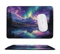 Petit Tapis de Souris Aurore des montagnes enneigées 270 x 220 mm bn-971