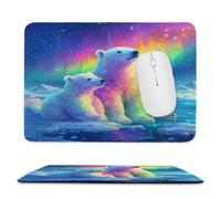 Petit Tapis de Souris Compact Aurore ours polaire 250 x 200 mm bn-82