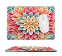Petit Tapis de Souris Compact Mancha ro moderne 420 x 350 mm bn-915 | Base Antidérapante en Caoutchouc Souple, Surface Laveable et Imperméable, Bords Renforcés Cousus, Compact et Léger