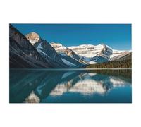 Petit tapis lavable avec envers en caoutchouc antidérapant pour cuisine, chambre à coucher, salle de bain, décoration de sol Panorama of The Lake Louise Mountains