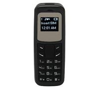 Petit Téléphone Portable à Clavier, Mini Téléphone Portable Compact à Faible Taux de Rayonnement avec Crochet d'oreille pour Le (Noir)