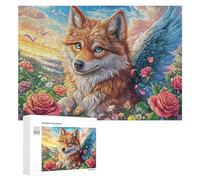 Petit Tigre ailé par Starry Pond avec Papillon Puzzle 300 Pièces pour Adolescents 14+ Activité du W nd Raisonnement Logique Cadeau pour 300 PCS