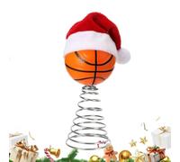 Petit Topper de Sapin de Noël Touche festive basket-ball baseball golf | Décorations Festives Sapin Pour Locataires Habitants Supporters Maison Appartement Salon Chambre Bureau Boutique Basket-ball