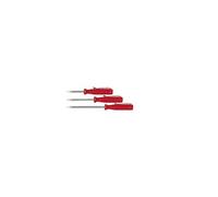 Wiha Wiha Petit tournevis Fente transparent-rouge, avec agrafe (01538) 3,0 mm x 60 mm Quantité:1