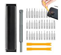 Petit Tournevis Ensemble,41 En 1 Petit Tournevis Magnétique | Tournevis Plat et Croisé,Pour Ordinateur Portable Ordinateur Portable Jouets Électroniques Bijoux Montres Console Console Console
