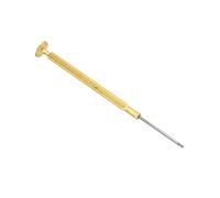 Petit tournevis pour réparation d'instruments, 1 mm | Poignée en laiton et pour la réparation de bijoux, embouts en acier haute dureté pour l'entretien et l'artisanat