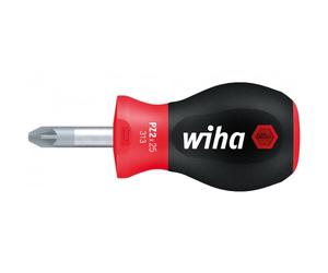 Petit tournevis pozidriv Stubby - manche bi-matière - 2x25 - PZ2 WIHA