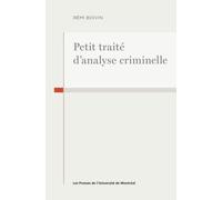 Petit Traité D'analyse Criminelle