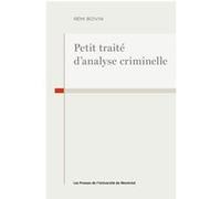 Petit traité d'analyse criminelle