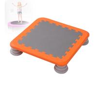 Petit trampoline carré, design pliable pour une utilisation en intérieur, améliore l'intégration sensorielle et l'activité physique, idéal pour les jeux à la maison et l'exercice
