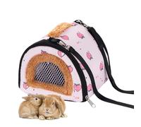 Petit transporteur pour animaux : à main chaude et imperméable, portable pour hamster, support pour animaux de compagnie ventilé | Porte-climat froid d'hiver pour lapins, reptiles, hérissons,