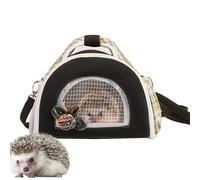 Petit transporteur pour animaux de compagnie : sac de hamster de voyage, sac pour animaux portable, support de lapin respirant | Conception de porteur de visage doux léger, sac de rangement
