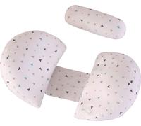 (petit triangle)Coussin de grossesse en forme de coin, coussin de maternité pour femmes enceintes avec double coin réglable, coussin de grossesse, soutien pour le ventre, le dos, les jambes et réglabl