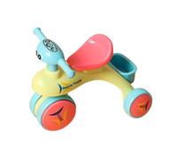 Petit tricycle à assembler - Jouet d'inertie pour la motricité - Véhicule Push and Go - Jouet créatif pour