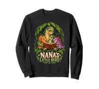 Petit Troupeau de Dinosaures de Nanas, Grand-mère, Petits-Enfants et Famille Sweatshirt