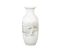 Petit Vase en céramique, décoration d'intérieur, Ornements, Composition Florale, Style Chinois, Artisanat de Salon (Grand Melon d'hiver)