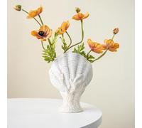 Petit Vase en Céramique - Fait Main, Style Provençal Vintage Creative Flower Vase Ornaments Décoration de Table et Cadeau Maison Élégant