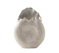 Petit Vase en Céramique - Fait Main, Style Provençal Vintage Simple White Ceramic Vase Home Decoration Ornaments Living Room Décoration de Table et Cadeau Maison Élégant