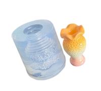 Petit vase en silicone pour travaux manuels, décoration de maisons de poupées, fabrication de bijoux - Moule flexible adapté