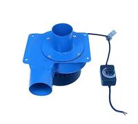 Petit Ventilateur centrifuge Haute Pression 12v DC, 20w Moteur sans balais Tuyau 50mm avec Commande de commutateur en continu