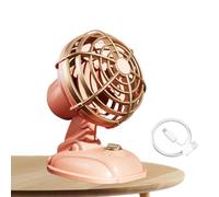 Petit Ventilateur - Circulateur D'air Ambiant, Système De Refroidissement Rechargeable USB À 2 Vitesses, Souffleur Vent Ultra Silencieux Et Puissant | Ventilateur Personnel Portable Rétro Pour La Mais