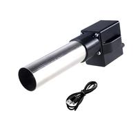 Petit Ventilateur De Barbecue Électrique Portatif Avec Buse En Acier Inoxydable Et Câble USB Allume-feu Rapide Batterie Rechargeable