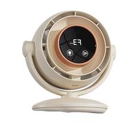 Petit ventilateur de bureau 4000 mAh avec 3 vitesses de refroidissement par air Texture ABS Convient pour chambre à coucher Moteur sans balais