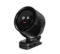 Petit ventilateur de bureau à clip pratique, réglage de la vitesse 120 degrés, texture de refroidissement à l'air, convient pour le refroidissement à piles