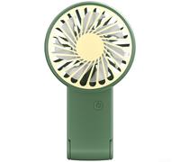 Petit ventilateur de bureau alimenté par USB pour mini configurations avec 3 options de vent, tête réglable à 90 degrés et faible bruit de décibels (Y22 vert)