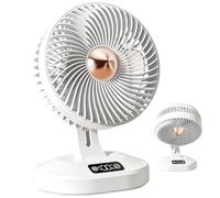 Petit Ventilateur De Bureau Appareil Rechargeable Silencieux Réglable