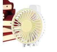 Petit ventilateur de bureau - Charnière double directionnelle, ventilateur de rangement plat de poche de 15 cm, circulation d'air électrique sans fil, boîtier léger en résine mate | Outil de refroidis