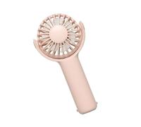 Petit ventilateur de bureau rechargeable confortable 1200 mAh avec 3 réglages de vitesse pour la maison, la chambre à coucher, ventilateur portable tendance pour filles