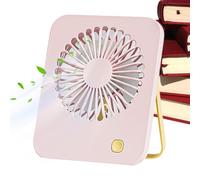 Petit ventilateur de bureau - Refroidisseur personnel avec inclinaison de 180° - Ventilateur USB avec poignée portable pour école, extérieur, plage, jardin, gym, camping